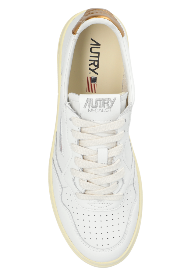 floral cut-out lace-up shoes - White 'Medalist' sneakers